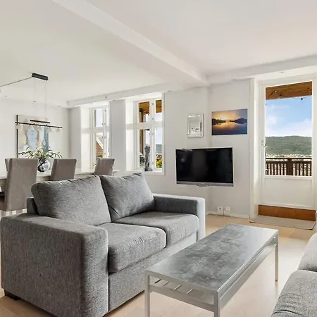 Апартаменты Dinbnb Homes I Panorama View 600m From Bryggen Берген