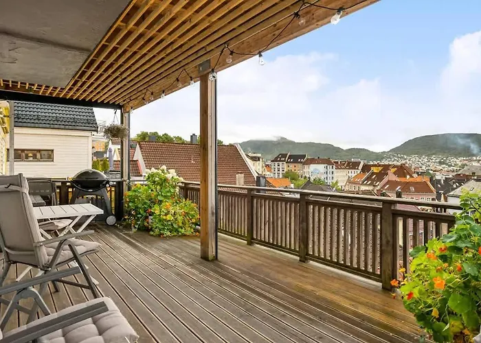 Dinbnb Homes I Panorama View 600m From Bryggen Appartamento Bergen