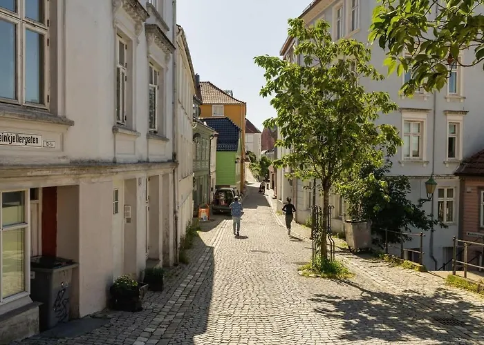 公寓 Dinbnb Homes I Panorama View 600m From Bryggen